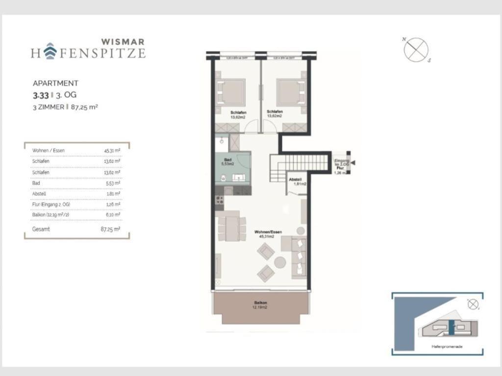 Hafenspitze App 33 Apartment Wismar Exterior photo
